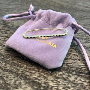 Brand New Melinda Maria Pave Ear Bar